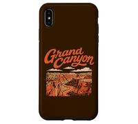 Custodia per iPhone XS Max Retro Grand Canyon National Park Vintage Style 80s