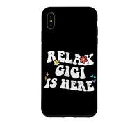 Custodia per iPhone XS Max Retro Groovy Relax GIGI Is Here Funny Mother's Day Nome
