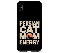 Custodia per iPhone XS Max Retro Persiano Gatto Mamma Energia