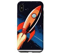 Custodia per iPhone XS Max Retrò, razzo, nave, in, spazio