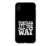 Custodia per iPhone XS Max Retro Sea Turtle Turtles All The Way Oceans Lover