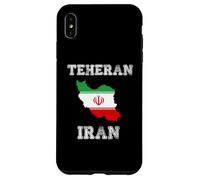 Custodia per iPhone XS Max Retro Teheran Iran Distressed Iran Bandiera Iran
