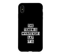 Custodia per iPhone XS Max Retro The Tempo Is Whatever I Say Drummer Art