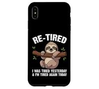 Custodia per iPhone XS Max Ri-stanco ero stanco ieri e stanco di nuovo divertente gioco di parole