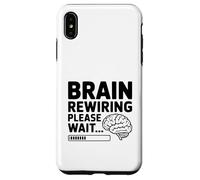 Custodia per iPhone XS Max Ricablaggio del cervello Attendere prego Mindfulness Humor