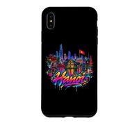 Custodia per iPhone XS Max Ricordo dell'orizzonte della città di Hanoi - Graffiti