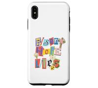 Custodia per iPhone XS Max Risen Hope Lives Christian Easter Resurrection Faith Cross