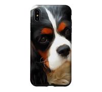 Custodia per iPhone XS Max Ritratto Di Un Re Carlo Cavalier Spaniel