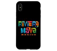 Custodia per iPhone XS Max Riviera Maya, Messico, design tropicale retrò