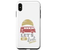 Custodia per iPhone XS Max Road Trip Bus Tramonto Avventura Lets Get Lost Somewhere