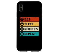 Custodia per iPhone XS Max Robotics Engineer Funny Robot, Eat Sleep Robotics Repeat