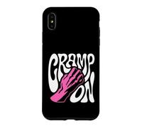 Custodia per iPhone XS Max Rock Climbing Cramp On Bouldering Climber Pun
