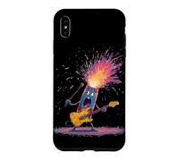 Custodia per iPhone XS Max Rocket Flames - Costume da chitarra per bambini e bambine