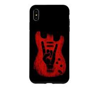 Custodia per iPhone XS Max Rock'n Roll Guitar Lover - Corna a mano Rock On Concert