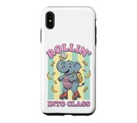 Custodia per iPhone XS Max Rollin' Into Class Elephant torna a scuola Skater