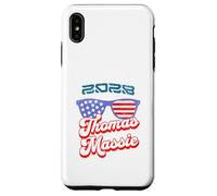 Custodia per iPhone XS Max Ron Paul Thomas Massie Election 2028 President Sunglasses