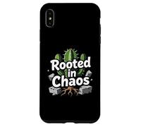 Custodia per iPhone XS Max Rooted in Chaos Funny Cactus Gardener Graphic
