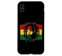 Custodia per iPhone XS Max Roots Reggae Baby Rasta Bandiera Rastafari Leone di Juda