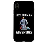 Custodia per iPhone XS Max RPG Gamer Let's Go On An Adventure Knight Gioco Giocatore