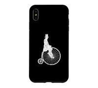 Custodia per iPhone XS Max Ruota Alta (Bianco Vintage) Biciclette