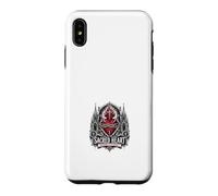 Custodia per iPhone XS Max Sacro Cuore Bruciante Con Misericordia Croce Gotica