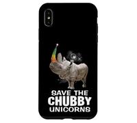 Custodia per iPhone XS Max Salva gli unicorni paffuti ~ Funny Rhino