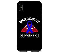 Custodia per iPhone XS Max Salvataggio della piscina della spiaggia dei pericoli del supereroe della sicurezza