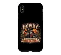 Custodia per iPhone XS Max Salve, sto passando un periodo terribile, Funny Cowboy Skeleton