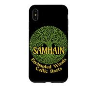Custodia per iPhone XS Max Samhain Enchanted Woods Celtic Roots Strega gaelica di Halloween