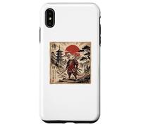 Custodia per iPhone XS Max Samurai Axolotl Japanese Vintage Funny Gifts Graphic Art