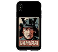 Custodia per iPhone XS Max Samurai giapponese Ukiyo-e Anime Retro Giappone Bushido Souvenir