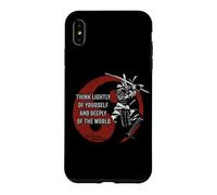 Custodia per iPhone XS Max Samurai Miyamoto Musashi Saggezza Ronin