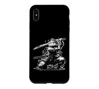 Custodia per iPhone XS Max Samurai Power Slash Guerriero inginocchiato