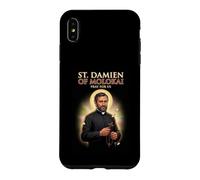 Custodia per iPhone XS Max San Damiano di Molokai Padre Cattolico Saint Hawaii Lebbra