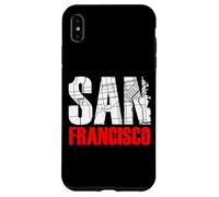 Custodia per iPhone XS Max San Francisco California Graphic Map T-shirt, San Francisco