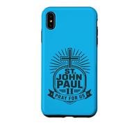 Custodia per iPhone XS Max San Giovanni Paolo II Preghiera Cattolica Devozione