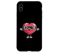 Custodia per iPhone XS Max San Valentino di videogiochi del giocatore VR del cuore di realtà virtuale