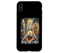 Custodia per iPhone XS Max Santa cattolica Prega come una ragazza Donne Apparizioni mariane
