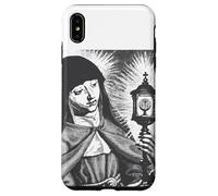 Custodia per iPhone XS Max Santa Chiara d'Assisi Santa Cattolica Italiana Donna