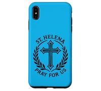 Custodia per iPhone XS Max Santa Elena Prega per Noi Croce Religiosa Cattolica