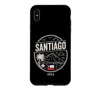Custodia per iPhone XS Max Santiago Cile Vulcano Palma Tramonto Design