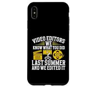 Custodia per iPhone XS Max Sappiamo cosa hai fatto la scorsa estate e l'abbiamo modificato Video Editor