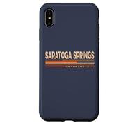 Custodia per iPhone XS Max Saratoga Springs New York Vintage anni '70