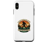Custodia per iPhone XS Max Sasquatch Retro Maybe You're The Myth Walk The Unknown