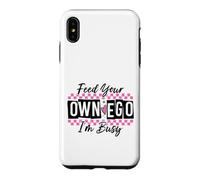 Custodia per iPhone XS Max Sassy Alimenta il tuo EGO I'm Busy Confident Design