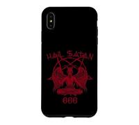 Custodia per iPhone XS Max Satana mi ama Ave Satana Diavolo 666 Dicendo