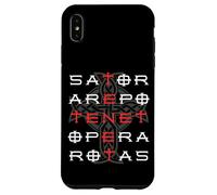 Custodia per iPhone XS Max Sator Arepo Tenet Opera Rotas Christian symbol
