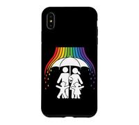 Custodia per iPhone XS Max Save Space - Ombrello protettivo arcobaleno, motivo: patrioti