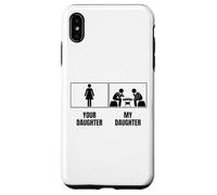 Custodia per iPhone XS Max Scacchi Giocatore Tua Figlia Mia Figlia Fratello Scacchi
