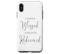 Custodia per iPhone XS Max Scegli il Beato Perdonato Redento Dio Ama Gesù Salva